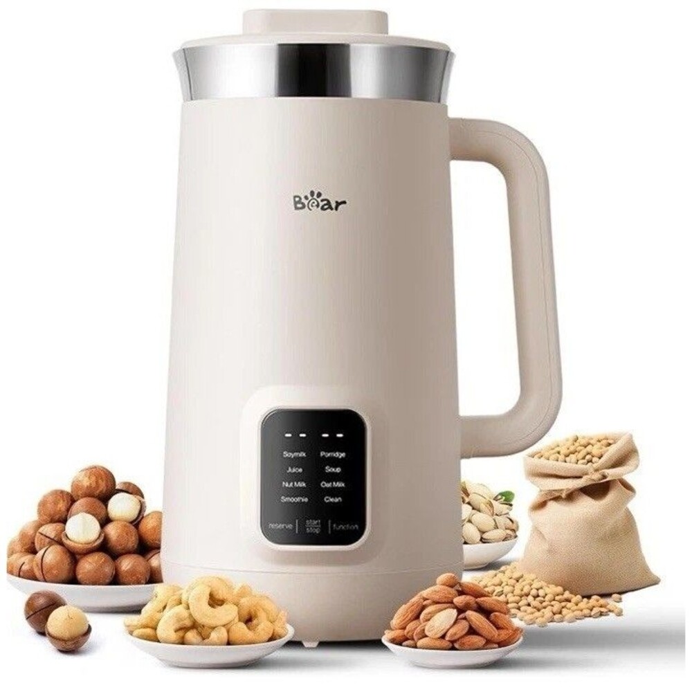 Bear 8 In 1 Nut Milk Maker Machine,40 Oz/1.2 L Soy Milk Maker With Self Clean